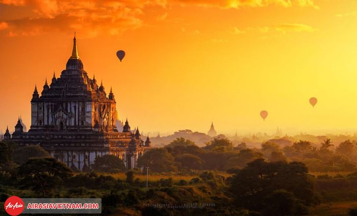 Chiêm ngưỡng hoàng hôn Myanmar